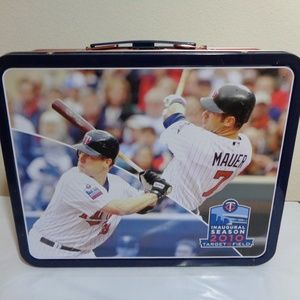 Joe Mauer Twins Target Field Inaugural Lunchbox